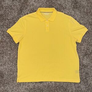 Men’s John Bartlett Consensus Yellow Collared Shirt